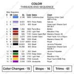 Jotaro Kujo Embroidery Design - JoJo's Bizarre Adventure Anime Embroidery Design