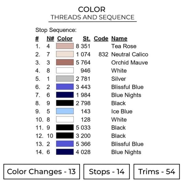 Jotaro Eyes Embroidery Design - JoJo's Bizarre Adventure Anime Embroidery Design