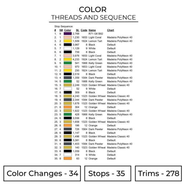 Dio Brando Embroidery Design - JoJo's Bizarre Adventure Anime Embroidery Design