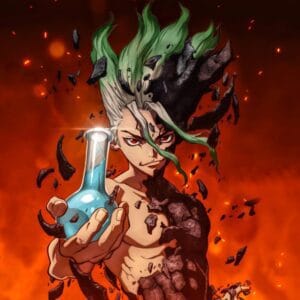 Dr. Stone Anime Embroidery Design