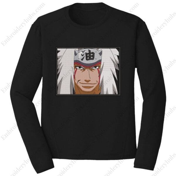 Jiraiya Embroidery Design - Naruto Anime Embroidery Design