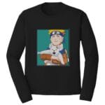 Naruto with Cat Embroidery Design - Naruto Anime Embroidery Design