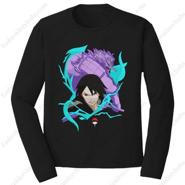 Sasuke Susano Embroidery Design - Naruto Anime Embroidery Design