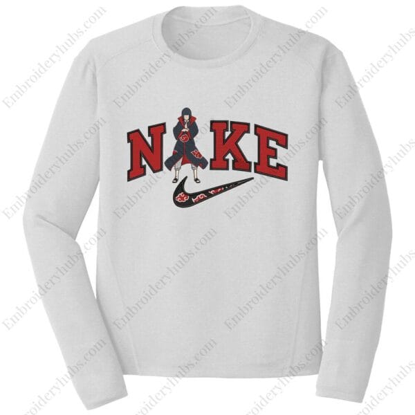 Itachi Nike Embroidery Design - Naruto Nike Anime Embroidery Design