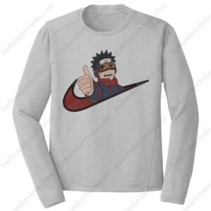 Naruto Nike Anime Embroidery Design