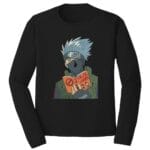 Kakashi Reading Embroidery Design - Naruto Anime Embroidery Design