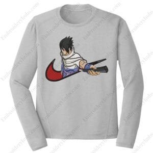 Naruto Nike Anime Embroidery Design