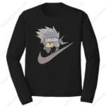 Kakashi Swoosh Embroidery Design - Naruto Nike Anime Embroidery Design