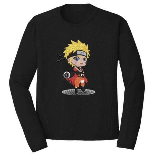 Naruto Chibi Embroidery Design - Naruto Anime Embroidery Design