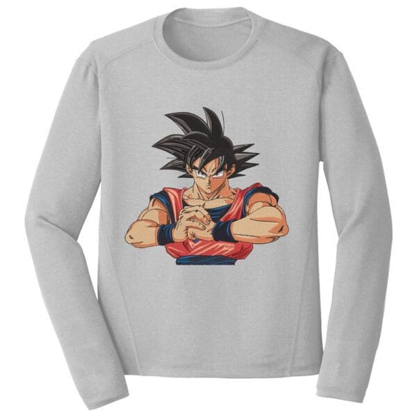 Goku Embroidery Design - Dragon Ball Anime Embroidery Design