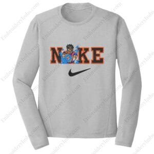 Dragon Ball Nike Anime Embroidery Design