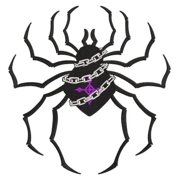 Spider Chained Embroidery Design - Hunter x Hunter Anime Embroidery Design