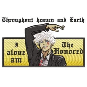 Gojo Honoured  - Jujutsu Kaisen Embroidery Design