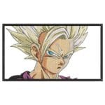 SSJ2 Gohan Embroidery Design - Dragon Ball Anime Embroidery Design