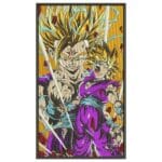 SSJ Gohan Embroidery Design - Dragon Ball Anime Embroidery Design