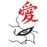 Garaa Eye Embroidery Design - Naruto Anime Embroidery Design