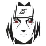 Itachi Uchiha Embroidery Design - Naruto Anime Embroidery Design