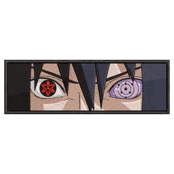 Sasuke Eyes Embroidery Design - Naruto Anime Embroidery Design