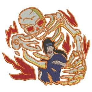 Itachi Susano Embroidery Design - Naruto Anime Embroidery Design