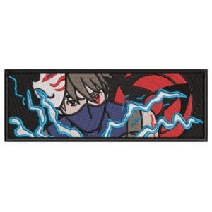 Kakashi Embroidery Design - Naruto Anime Embroidery Design