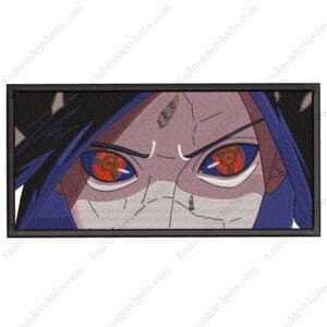 Madara Eyes Embroidery Design - Naruto Anime Embroidery Design