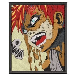 Garaa Embroidery Design - Naruto Anime Embroidery Design