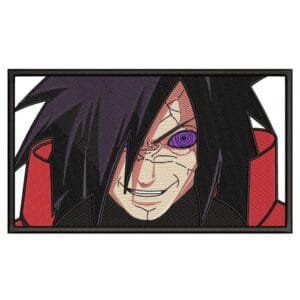 Madara Uchiha Embroidery Design - Naruto Anime Embroidery Design
