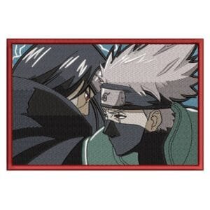 Itachi Kakashi Embroidery Design - Naruto Anime Embroidery Design
