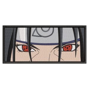 Itachi Eyes Embroidery Design - Naruto Anime Embroidery Design