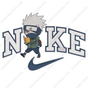 Kakashi Nike Embroidery Design - Naruto Nike Anime Embroidery Design