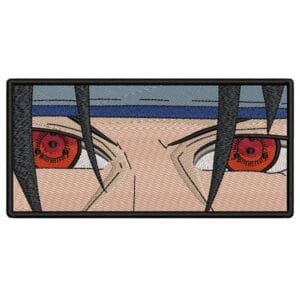 Itachi Eyes Embroidery Design - Naruto Anime Embroidery Design