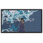 Sasuke Attack Embroidery Design - Naruto Anime Embroidery Design