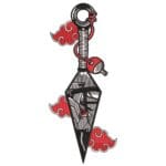 Itachi Kunai Embroidery Design - Naruto Anime Embroidery Design