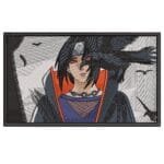 Itachi Crow Embroidery Design - Naruto Anime Embroidery Design