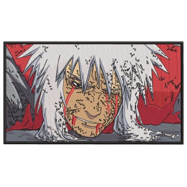 Jiraiya Smile Embroidery Design - Naruto Anime Embroidery Design