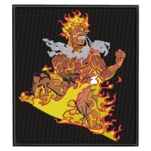 Might Guy Embroidery Design - Naruto Anime Embroidery Design