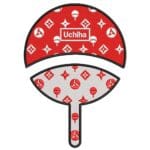 Uchiha Crest LV Embroidery Design - Naruto Anime Embroidery Design