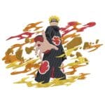 Naruto Akatsuki Embroidery Design - Naruto Anime Embroidery Design