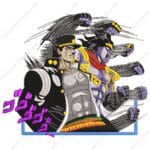 Jotaro Kujo Embroidery Design - JoJo's Bizarre Adventure Anime Embroidery Design