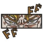 Dio Eyes Embroidery Design - JoJo's Bizarre Adventure Anime Embroidery Design