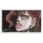 Kakyoin Noriaki Embroidery Design - JoJo's Bizarre Adventure Anime Embroidery Design