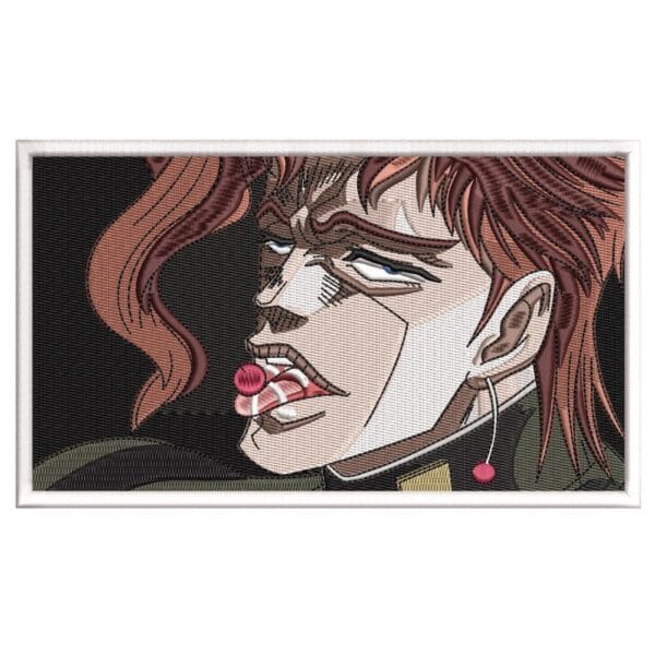 Kakyoin Noriaki Embroidery Design - JoJo's Bizarre Adventure Anime Embroidery Design