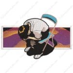 Shinji Chair Embroidery Design - Evangelion Anime Embroidery Design