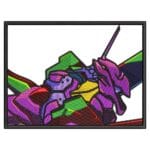 Eva 01 Embroidery Design - Evangelion Anime Embroidery Design