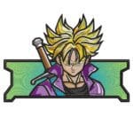 SSJ Trunks Embroidery Design - Dragon Ball Anime Embroidery Design