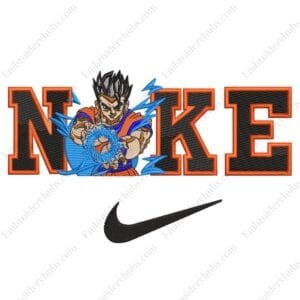 Gohan Nike Embroidery Design - Dragon Ball Nike Anime Embroidery Design