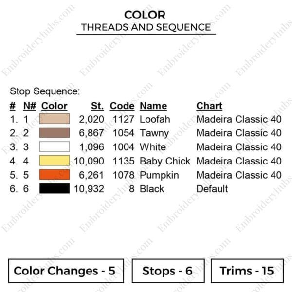 Calcifer Embroidery Design - Howl's Moving Castle Anime Embroidery Design