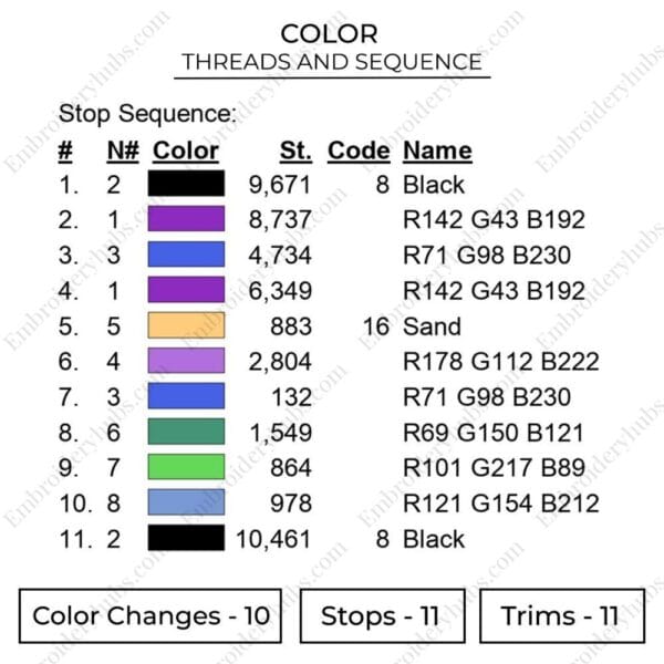 Dark Magician Nike Embroidery Design - Yu-Gi-Oh! Nike Anime Embroidery Design