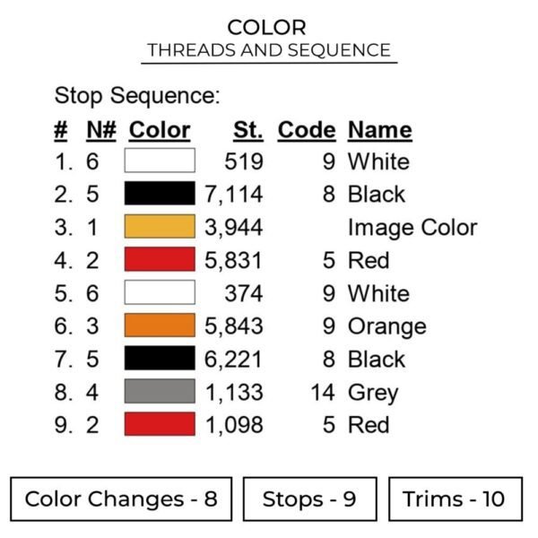 Gryffindor Logo Embroidery Design - Harry Potter