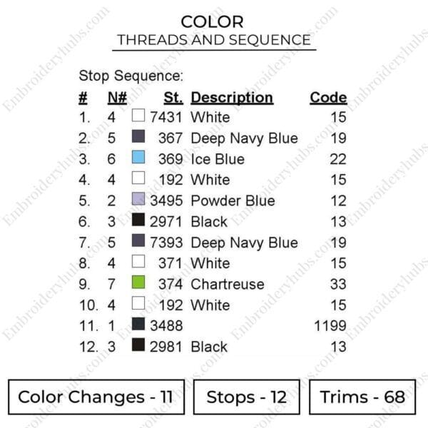 Toothless & Light Fury Embroidery Design - How to Train a Dragon